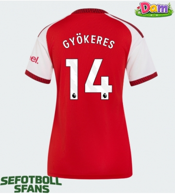 Arsenal Viktor Gyokeres #14 Hemmatröja Kvinnor 2026-27 Kortärmad